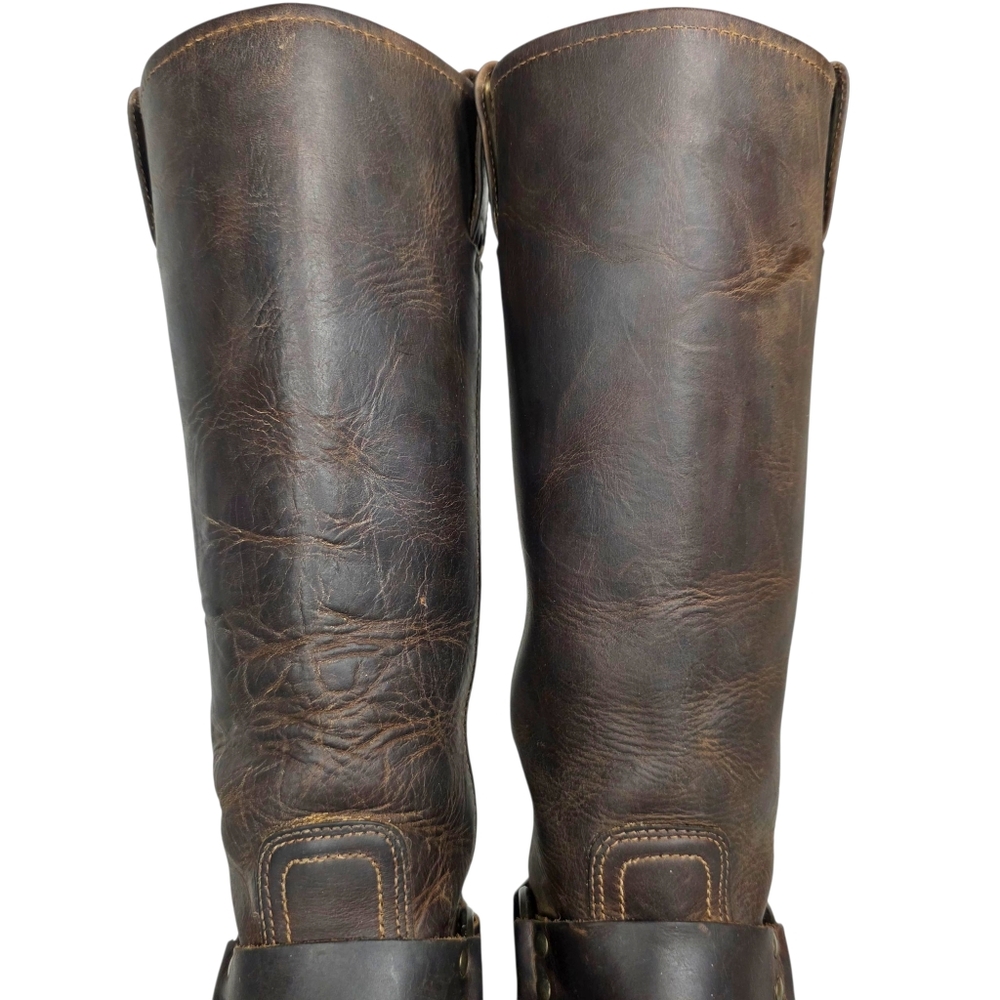 Frye Brown Leather Women's Boots - Picture 7 of 14